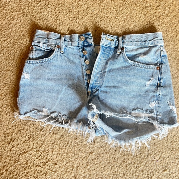 Agolde Parker Vintage Cut Off Short - Picture 2 of 5